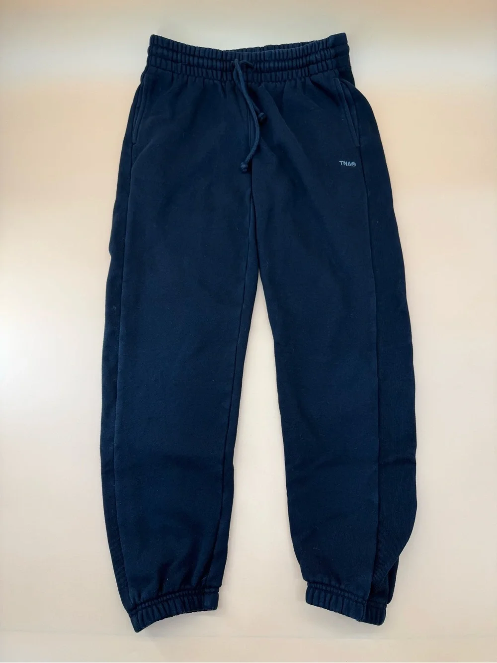 Aritzia TNA Cozy Sweatfleece Jogger Black Comfy Loungewear Boyfriend fit